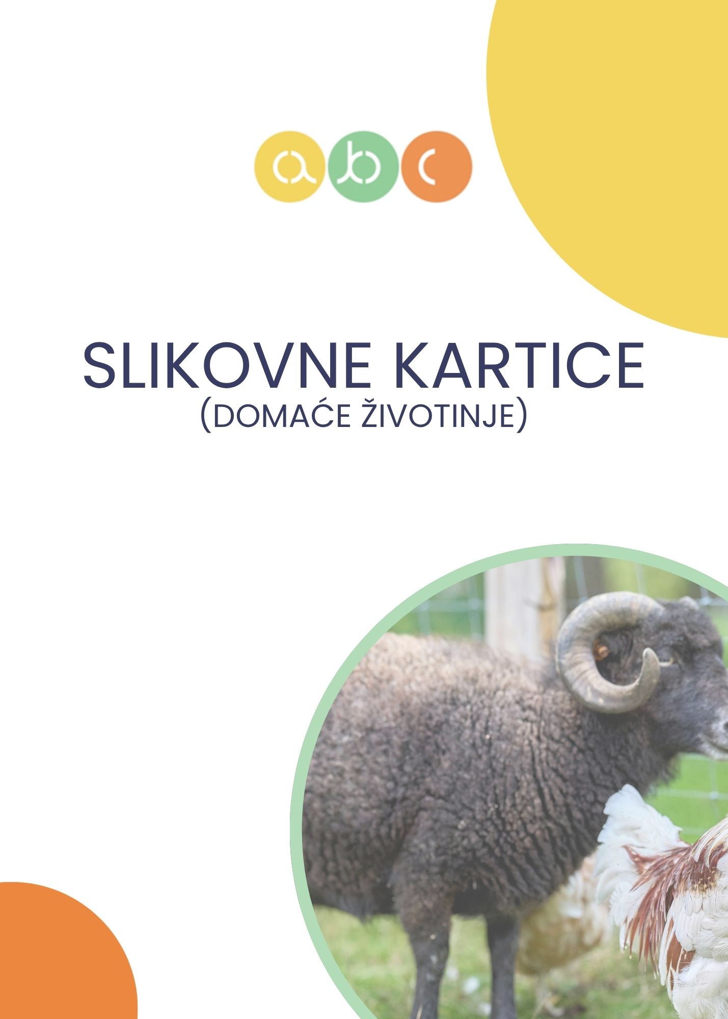 Domaće životinje / slikovne kartice
